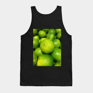 Zesty Limes - Vectorized Photographic Image Tank Top